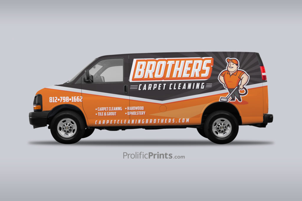 Brothers Carpet Cleaning Wrap Design Prolific Brand Design